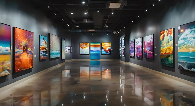 Annual art exhibit showcasing creative minds expressing inner world through imagination and emotion. Concept Expression,#Art, Inner World, Imagination, Emotion