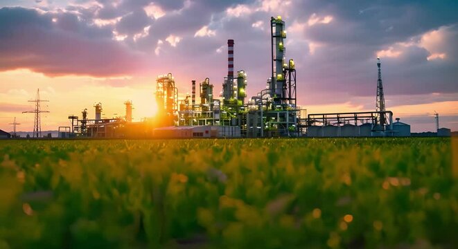Advancements in Biofuel Production Showcase Continued Innovation and Progress in the Industry. Concept Biofuel Production, Innovation, Sustainability, Renewable Energy, Industry Progress