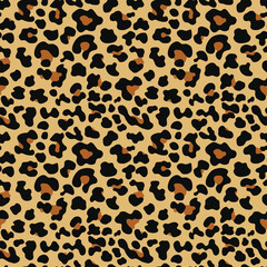 
leopard vector pattern fabric texture, animal print seamless background
