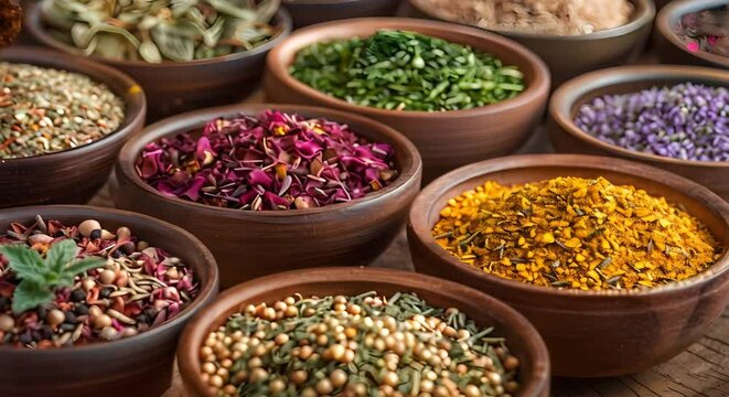 Herbal Medicine Practices: Compilation of Spiritual Healing Herbs. Concept Herbal Remedies, Healing Herbs, Spiritual Wellness, Nature's Healing, Traditional Herbal Practices