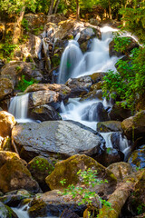 Avandaro waterfall in the magical town of Valle de Bravo, state of Mexico 