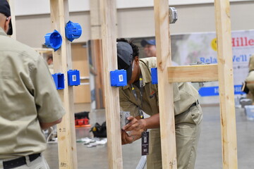 Students in trade school