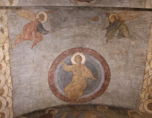 Vladimir Russia - angel holding the scroll by Andrey Rublev in the Assumption Cathedral