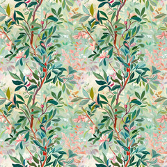 tree vines, natural seamless tiled repeating background