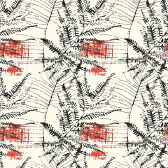 Obraz premium tree vines, natural seamless tiled repeating background