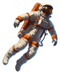 PNG Astronaut cartoon sports transparent background.