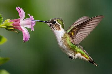 hummingbird in flight