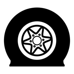 "Flat tire repair service" icon