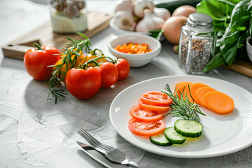 Intermittent fasting diet method - sixteen hours fast, eight hours eating time. Healthy lifestyle concept
