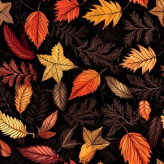 Lustrous Autumn Leaves Canopy
