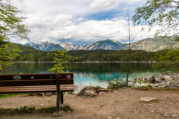 Eibsee die Karibik Bayerns direkt an der Zugspitze
