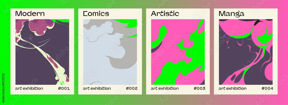 Poster abstract comic book style backgrounds with visual effects of explosions and dust clouds.