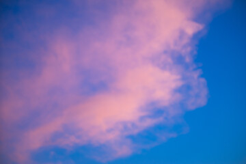 beautiful sunset sky