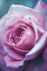 Detailed view of a vibrant pink rose flower