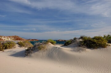 Sand patterns in the dunes at Bahia de las Animas, Baja California