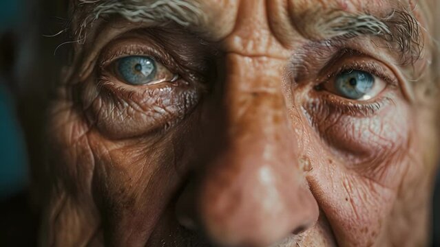 In a closeup portrait a politician stares confidently into the camera but the lines on their face tell a different story. Each wrinkle represents a challenge overcome a battle won .