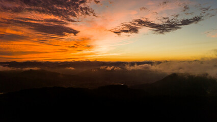 brazilian beach garopaba sunset