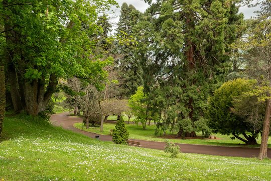 Le parc Bargoin &agrave; Clermont-Ferrand en Auvergne France