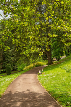 Le parc Bargoin &agrave; Clermont-Ferrand en Auvergne France