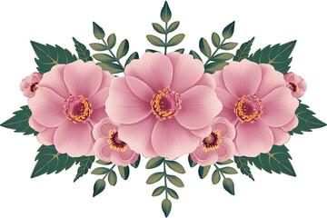 PNG Peony floral border flower plant art
