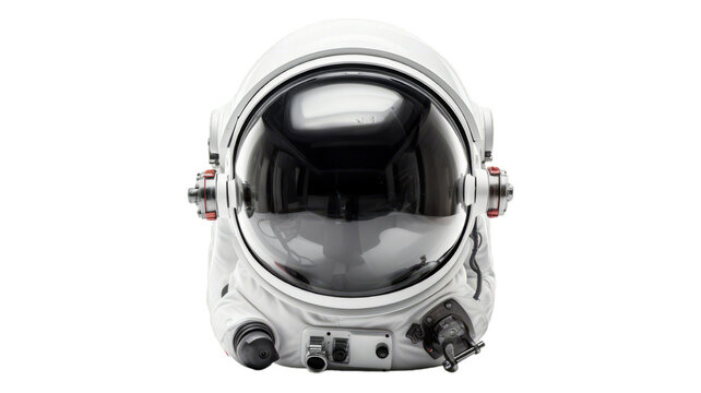 Astronaut Helmet isolated on transparent png background. Generative ai