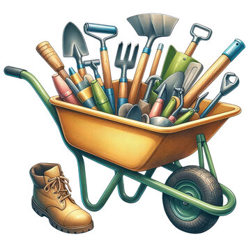 recommend clip art: Spring Garden Sublimation Clipart
