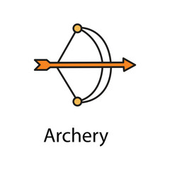 Archery icon. Vector Icon Design