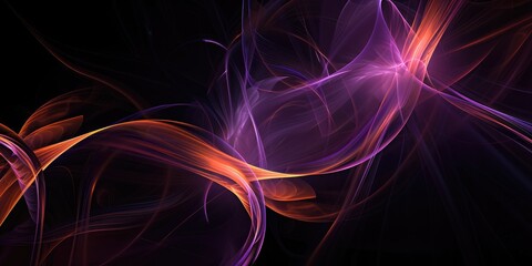 Pink and purple abstract digital art AIG51A.