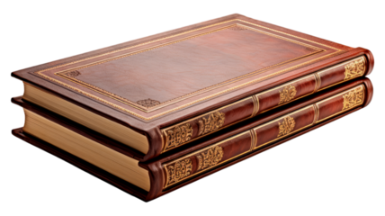 Law Book isolated on transparent png background. Generative ai