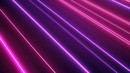 Fototapeta premium Broken Neon lines, repeating pattern, black background