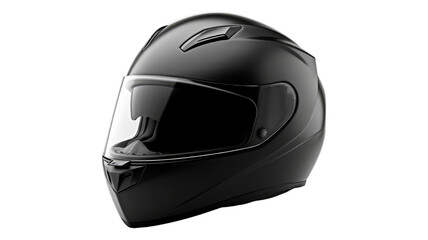 Motorcycle Helmet isolated on transparent png background. Generative ai
