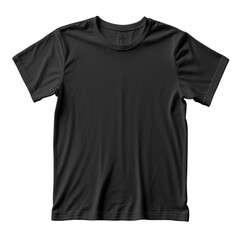 Black blank T-shirt