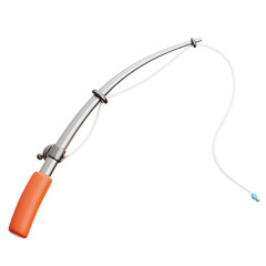 Fishing Rod 3D Illustration