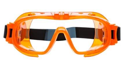 Safety Goggles isolated on transparent png background. Generative ai