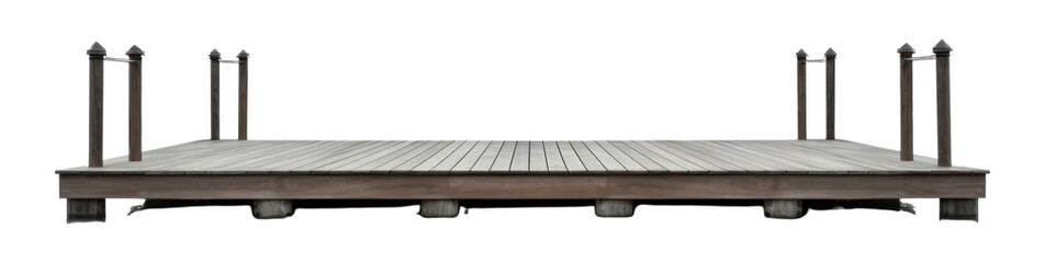 Obraz premium PNG Architecture boardwalk pier dock.