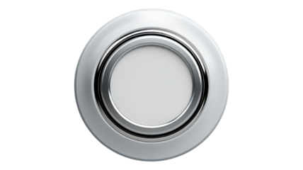 Shutter Button isolated on transparent png background. Generative ai