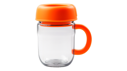 Sippy Cup isolated on transparent png background. Generative ai