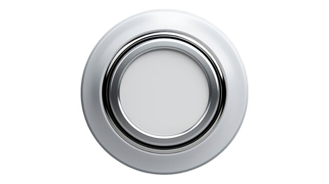 Shutter Button isolated on transparent png background. Generative ai