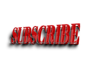 Social media video broadcasting text word action make click to subscribe, to watch new videos, isolated digital illustration jpeg.