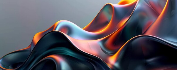 Obraz premium Colorful Abstract Fluid 3D Background.