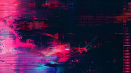 Grunge Glitchcore aesthetics background. Abstract digital technology noise effect. Distorted game error texture
