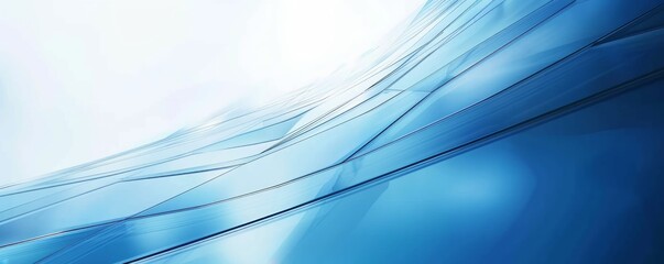 Modern Blue Abstract Business Background.