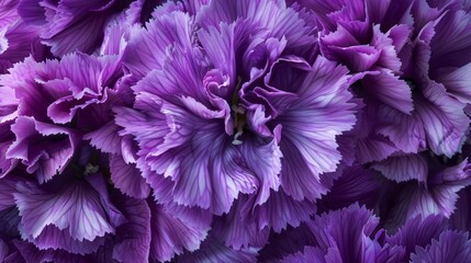 petals purple carnation.