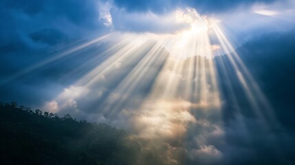 Fototapeta premium stunning light beam.