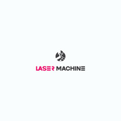 
The illustration consists of a laser cutting nozzle in the form of a symbol or logo. Laser cutting engraving