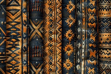 Detailed view of a wall showcasing different patterns. Ideal for backgrounds or textures