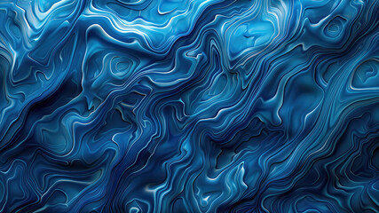 Obraz premium Blue abstract waves background design