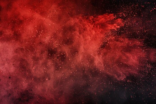 Detailed view of a swirling red dust cloud, perfect for science or weather related designs