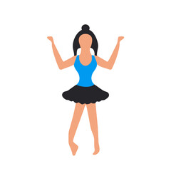 Dance Icon - Elegant Vector Illustration of Dancer Symbol for Performing Arts, Entertainment, and Events