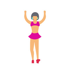 Dance Icon - Elegant Vector Illustration of Dancer Symbol for Performing Arts, Entertainment, and Events